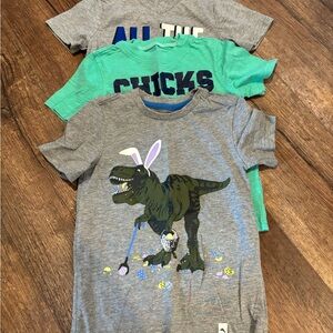 3/$20 Toddler Boy Easter Graphic T-Shirts